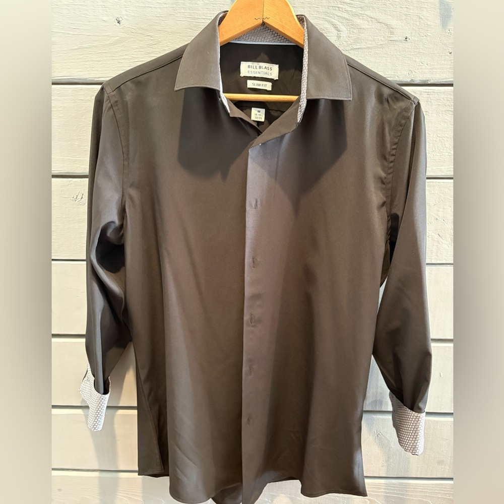 Bill Blass Men’s Black Dress Shirt